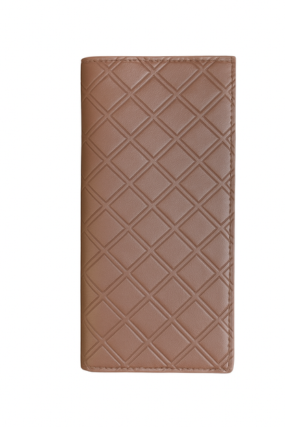 Men's leather wallet -brown-1pc