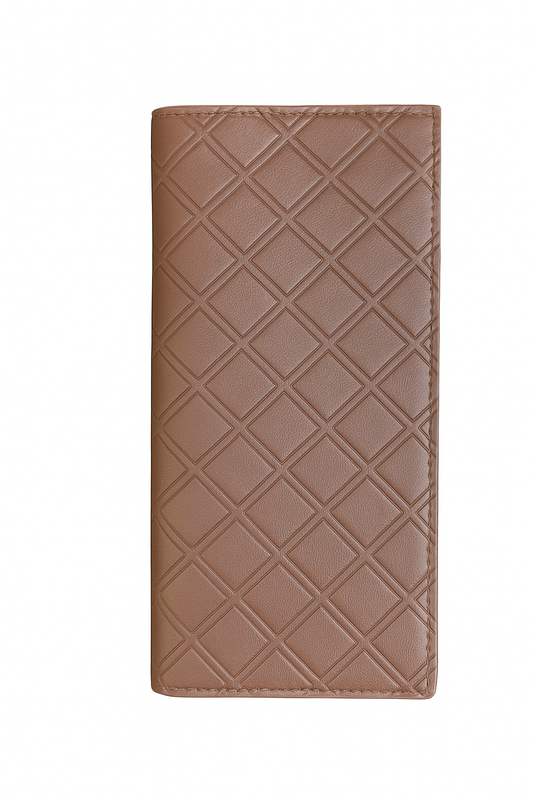Men's leather wallet -brown-1pc